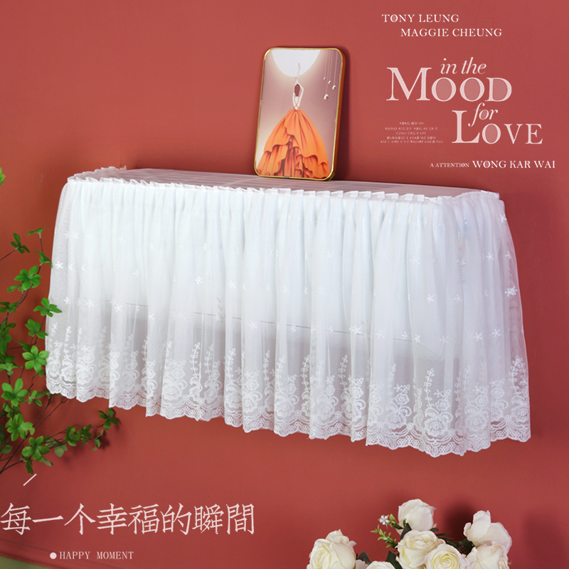 空调防尘罩挂机套子壁挂式防直吹挡风帘开机不取挂机通用遮风纱帘