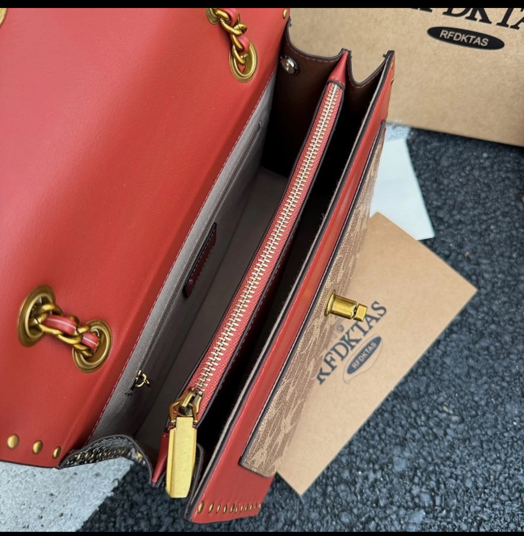百搭复古单肩法棍轻奢女包（5729-1）女士经典肩包