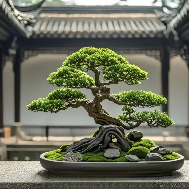 【一物一拍】新手小白适合松柏老桩室内外养殖庭院花园地载盆载..