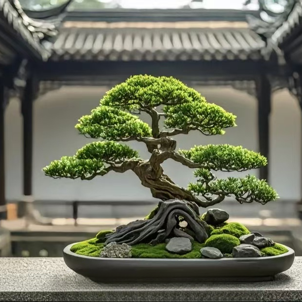 【一物一拍】新手小白适合松柏老桩室内外养殖庭院花园地载盆载..