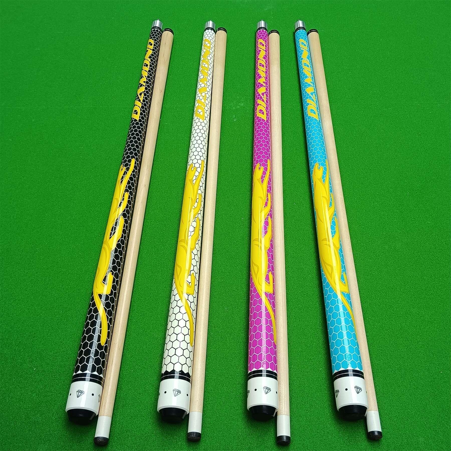 高档台球杆美洲豹系列中式黑八桌球杆专业级中头大头九球杆套装