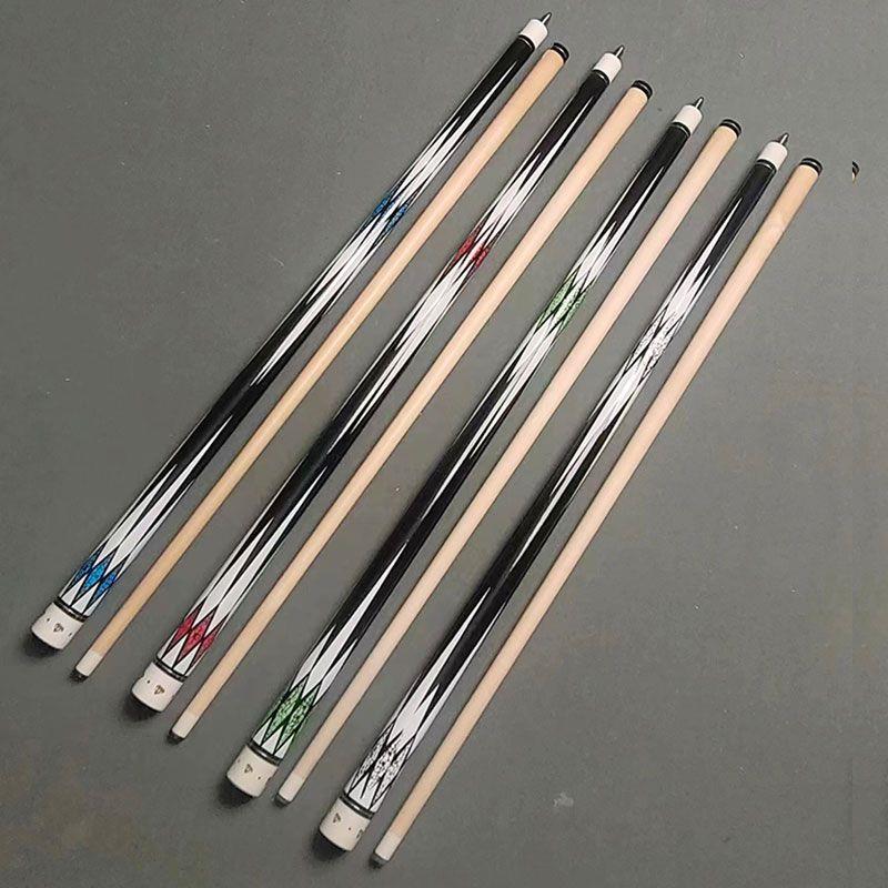 台球杆枫木1/2分体大头九球杆13MM钻石美式黑八球室公杆练习初学