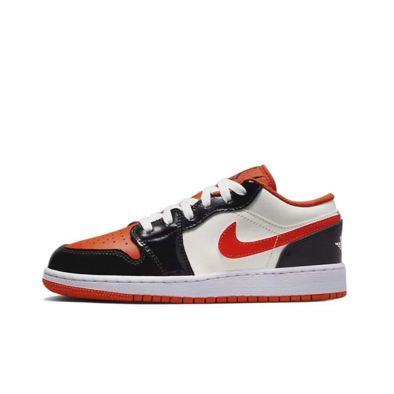 Air Jordan 1 Low GS AJ1白橙黑女款低帮休闲篮球鞋DV1335-800_二手商品