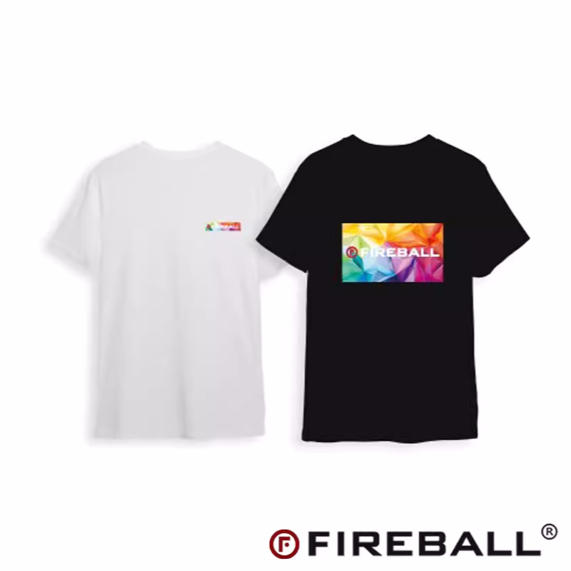 韩国Fireball火球工作服短袖T恤LOGO专业汽美体现专业高端形象