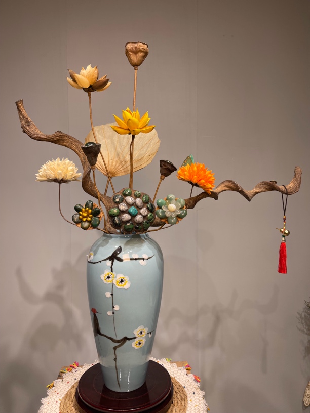 干花居家禅意插花摆件