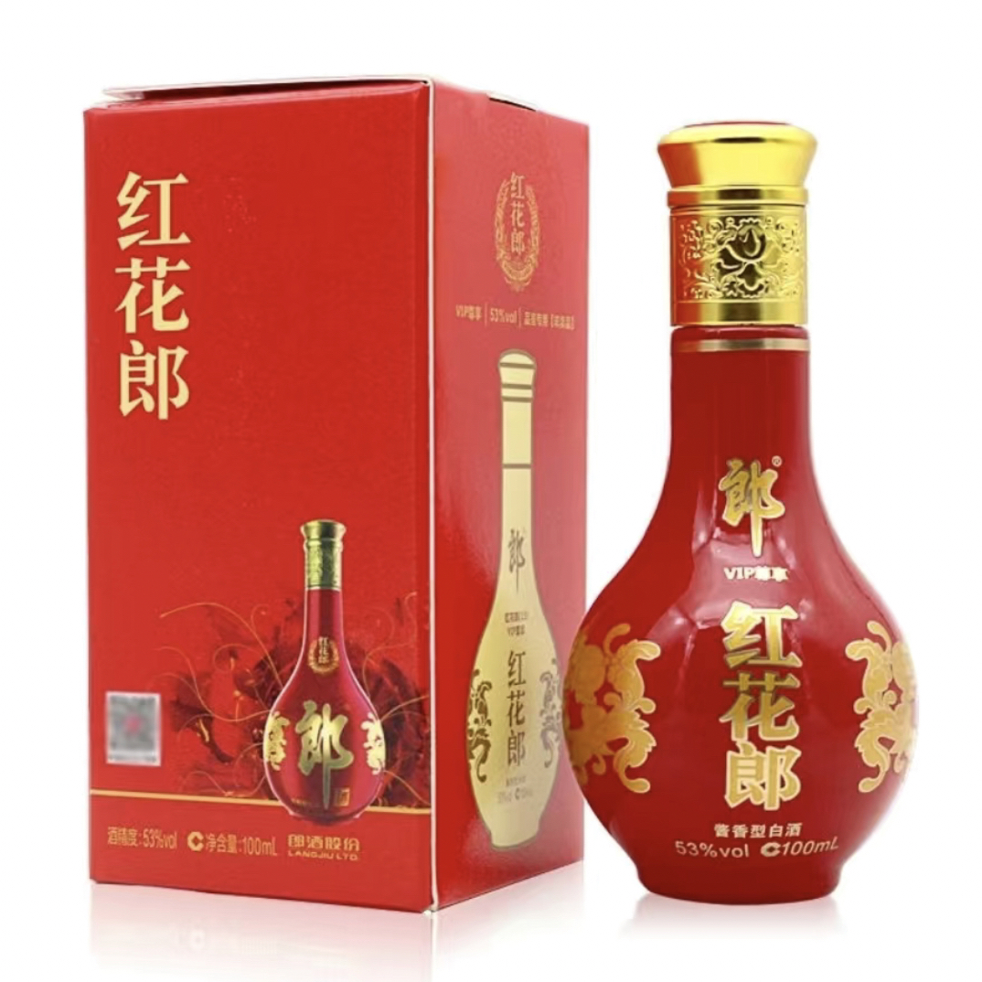 郎酒红花郎红小酒版 酱香型白酒 【带非卖品字样】53%Vol100ml