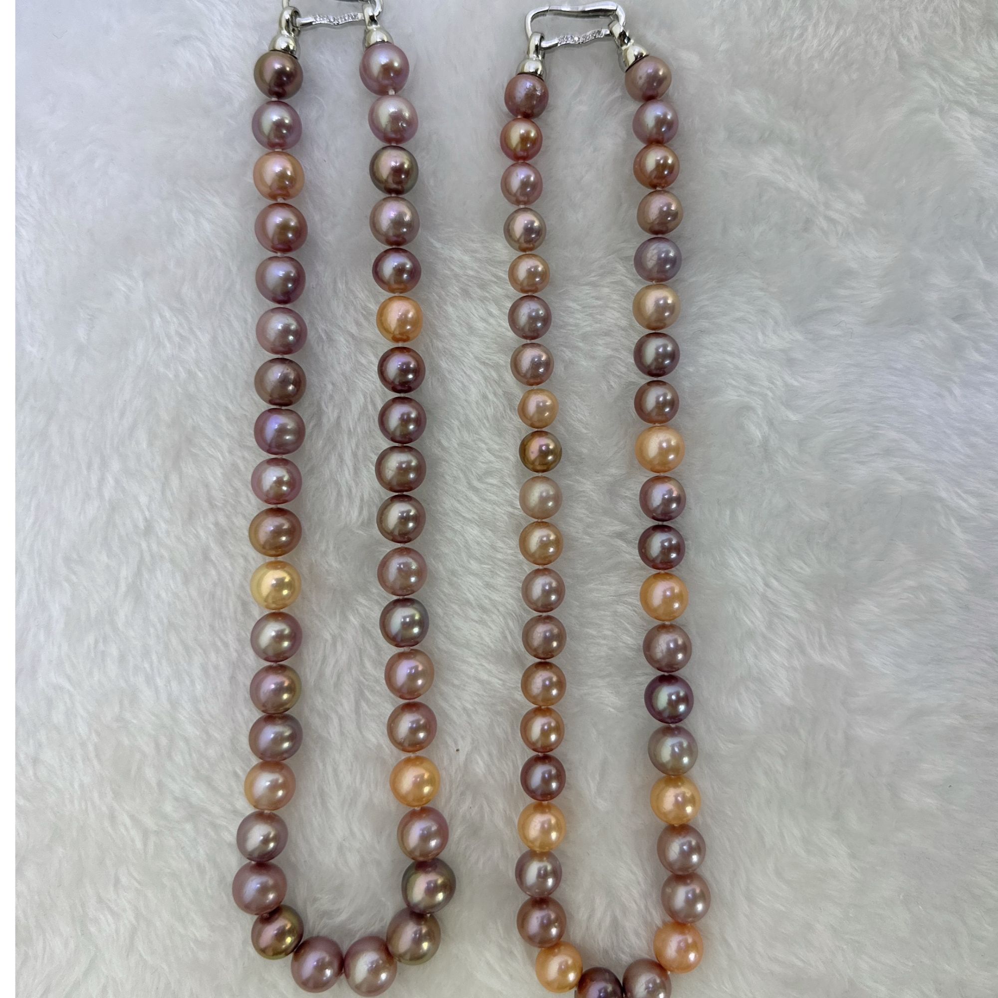 【珍副会长】淡水【梦幻】混彩糖果色珍珠项链9-11mm（多样性发货1件）
