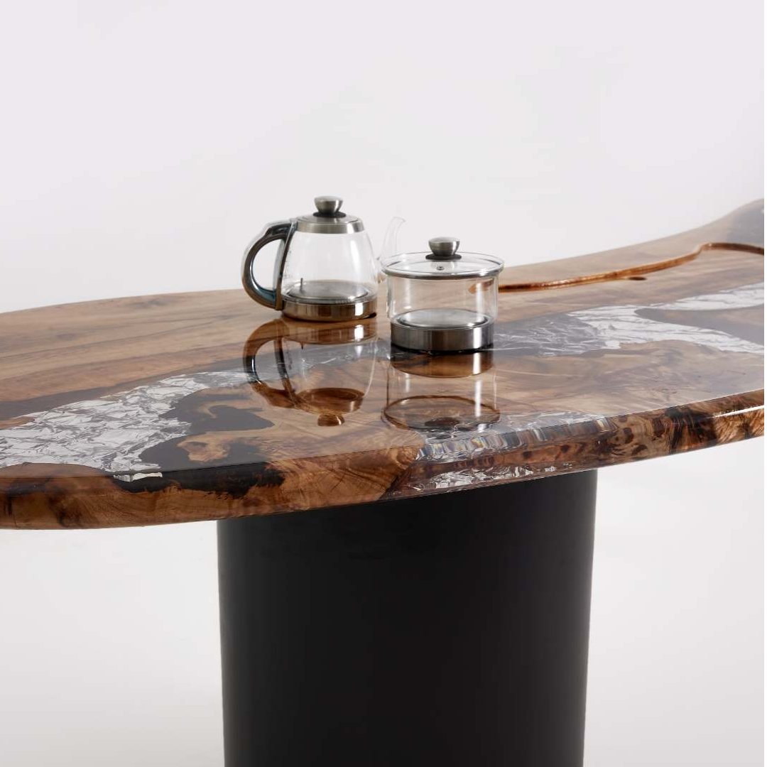 高端树脂茶桌休闲椅订制意向金链接