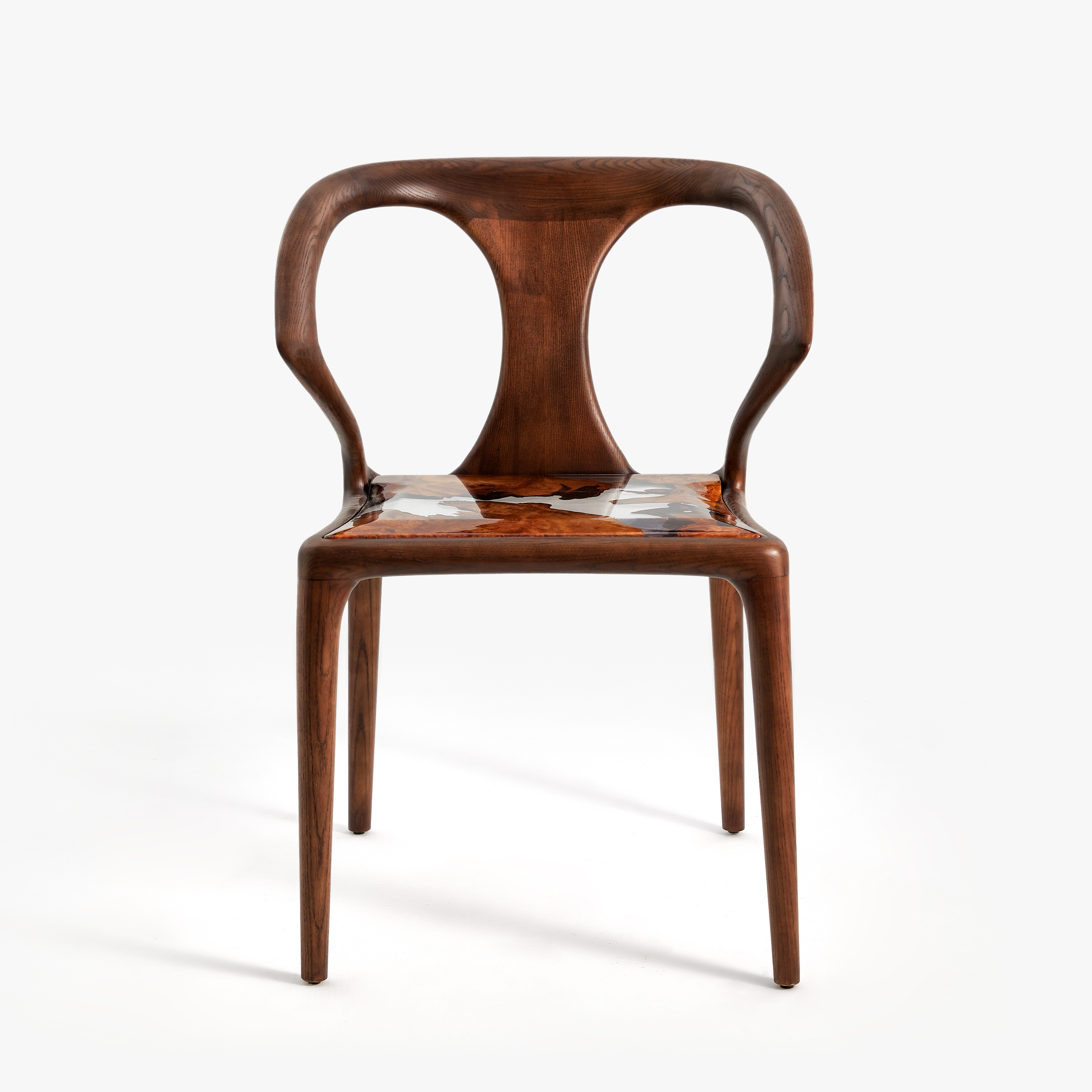 高端茶椅艺术蝴蝶椅茶桌主人椅北欧休闲椅新中式复古家用简约桌椅