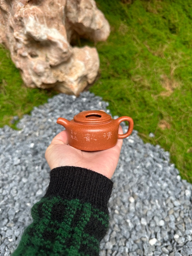 牛盖莲子壶 降坡泥80cc 全手工