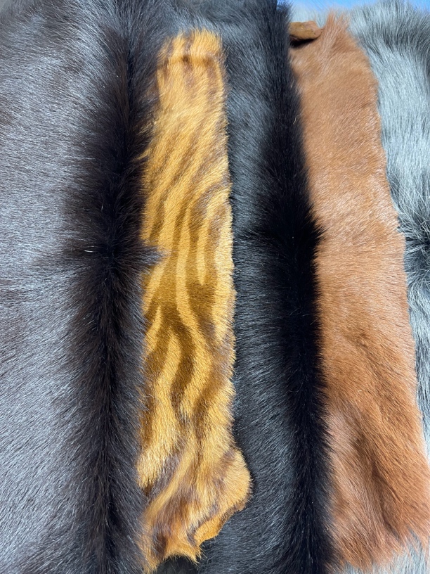 牛皮羊皮羊毛头层真皮DIY手工制品