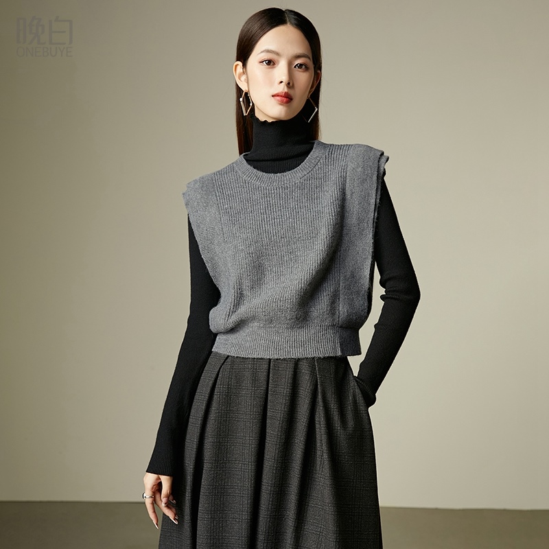 晚白【粉丝专享】毛衣针织衫女24092036