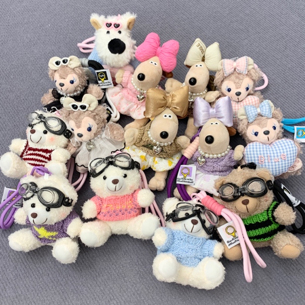 【Muyun】眼镜熊 西高地 掌门狗 包包挂件钥匙扣