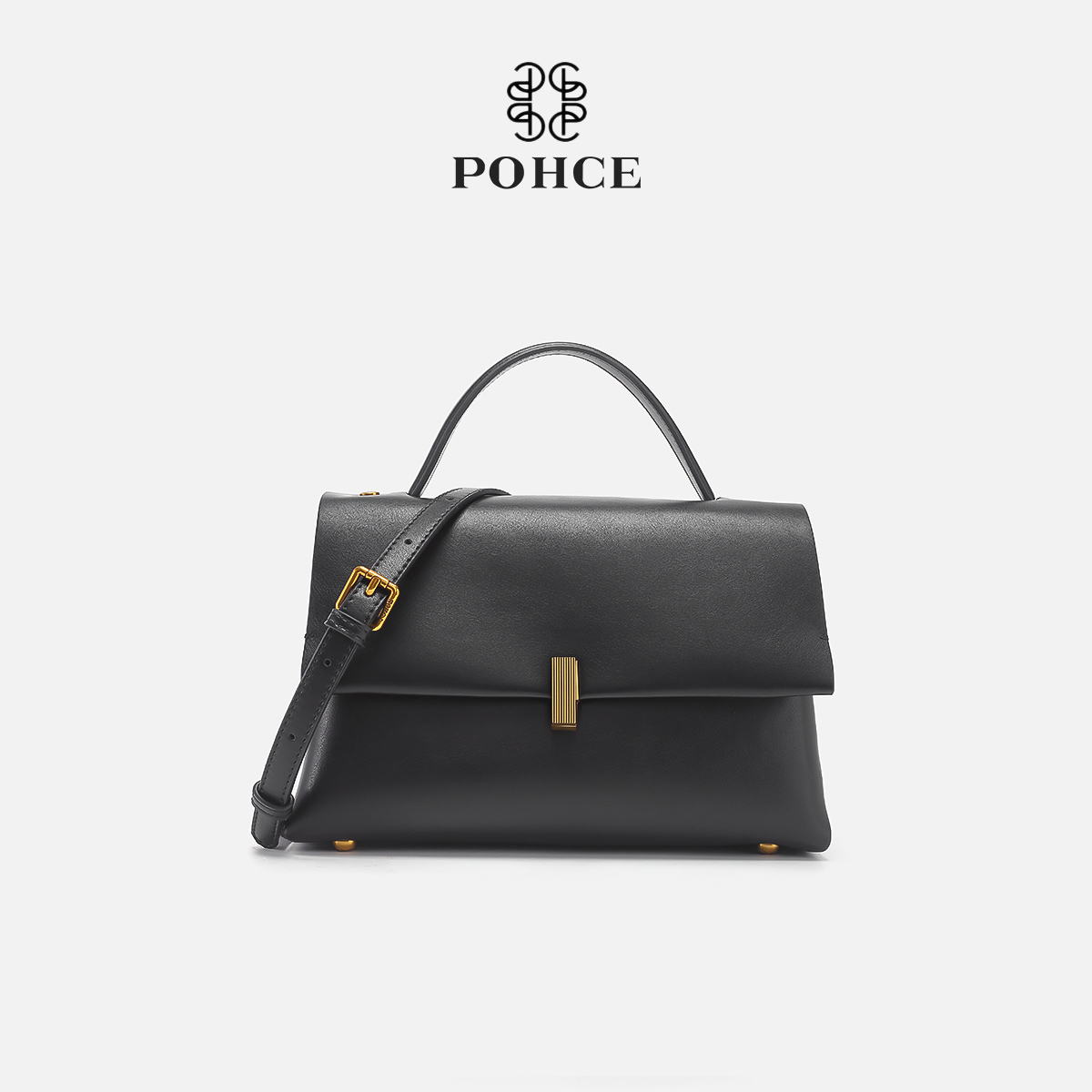 POHCE 2023新款高级感单肩包手提包百搭斜挎包包23613