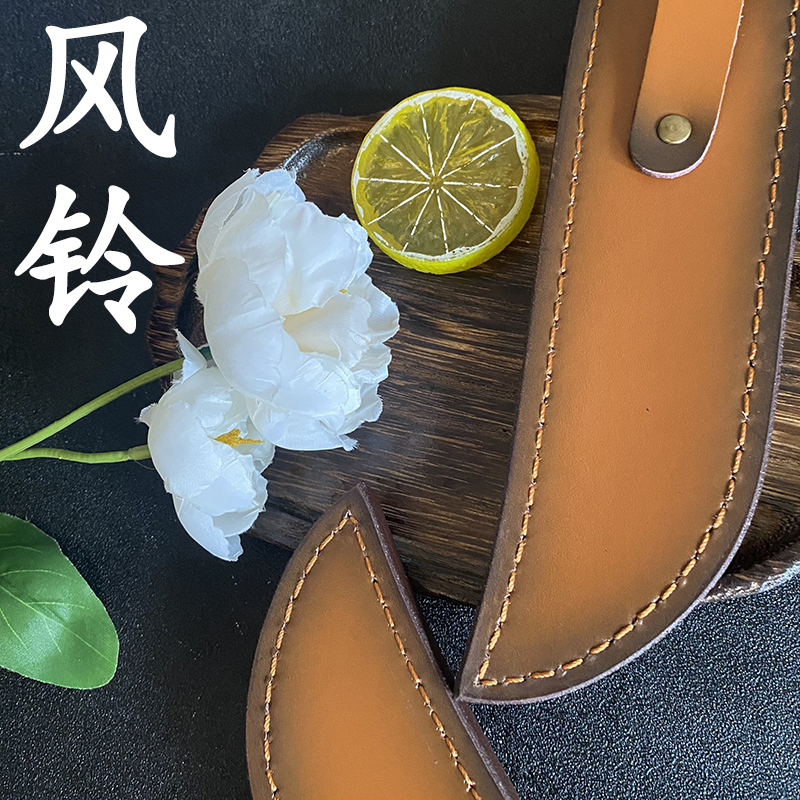新款户外牛皮刀套随身携带收纳方便雕花精美加厚保护刀鞘刀套