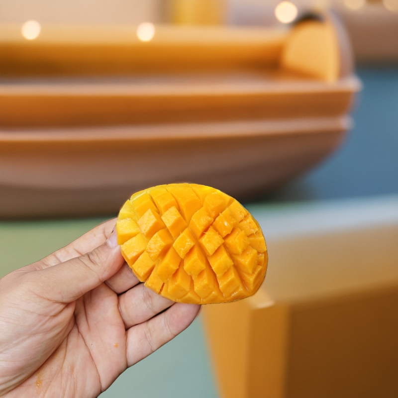 【中通 到货催熟放软食用】海南小台农芒果 净重5斤 催熟放软食用