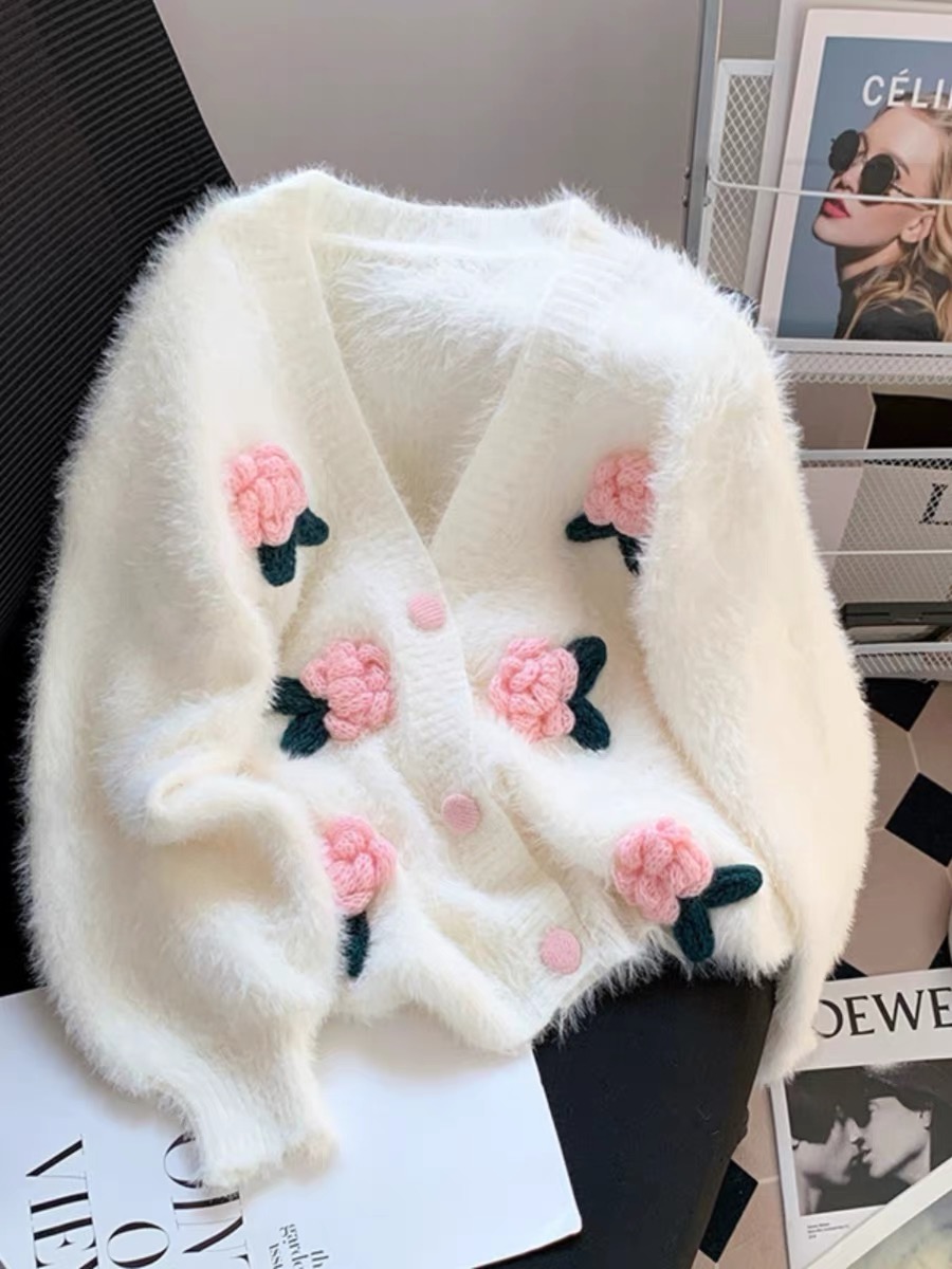 581-590春季新款简约高级穿搭开衫套头