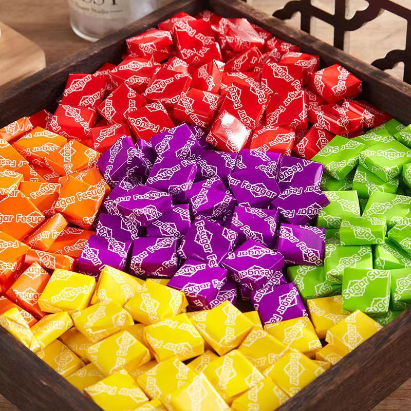 【年货热推】瑞士糖水果味软糖多口味混合酸甜奶糖浓郁奶香过年零食