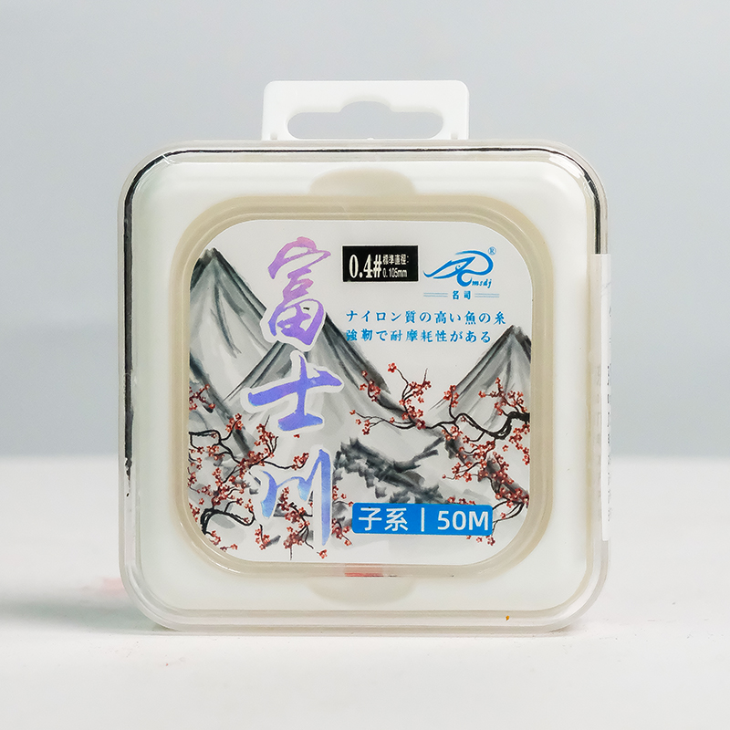 富士川50米东丽原丝主子线高端竞技台钓拉力大不易打卷尼龙鱼线