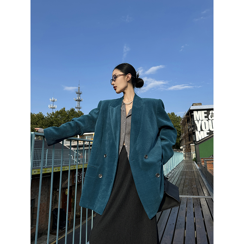  JCCC影子【蓝色多瑙河】蓝色西装外套 JE4FSE19