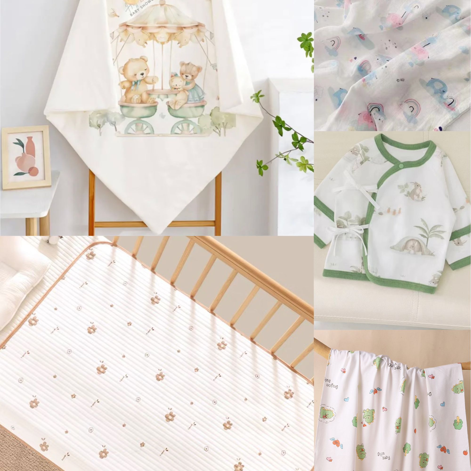 【谷织颜母婴】 福袋专属链接浴巾围嘴隔尿垫