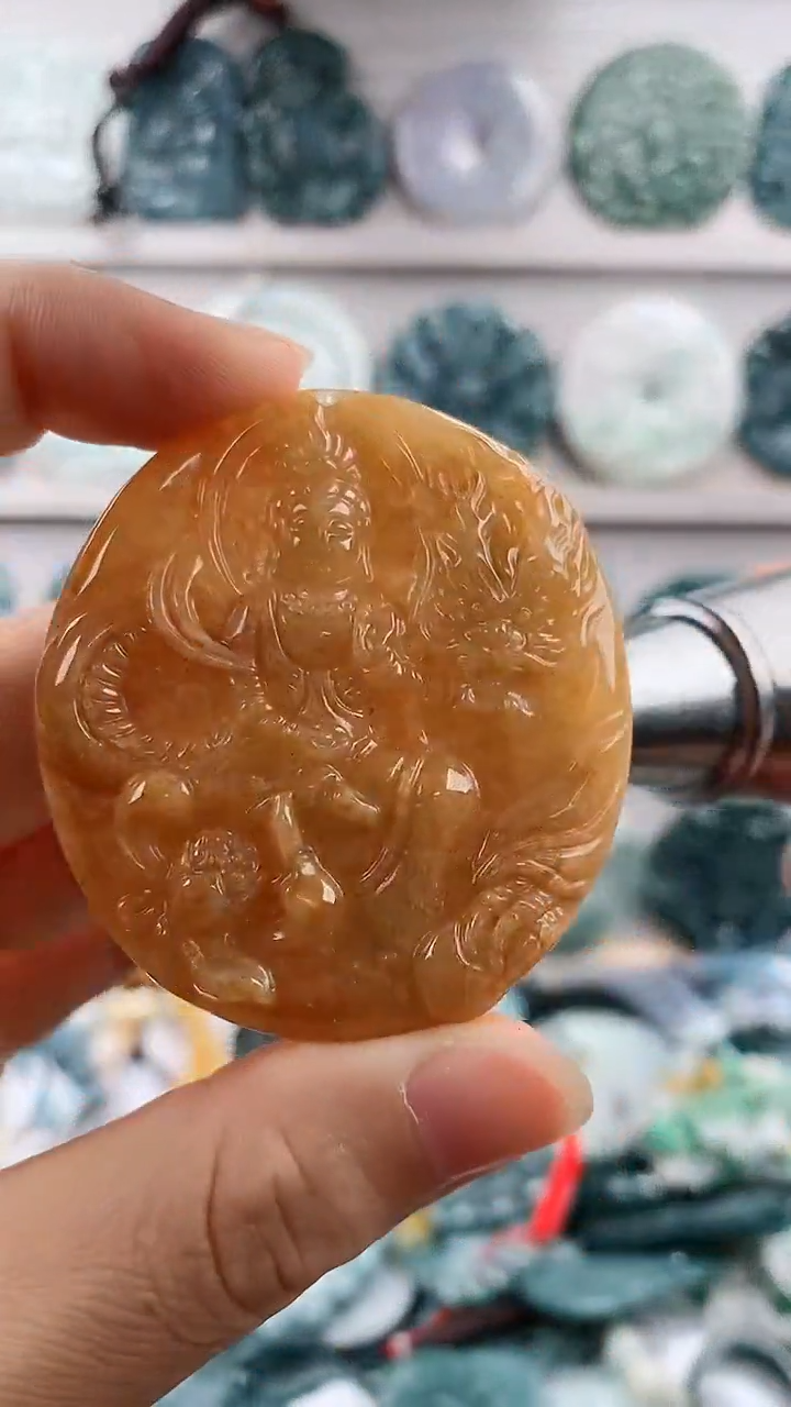 【闪购商品】翡翠颈饰未镶嵌天然翡翠A货