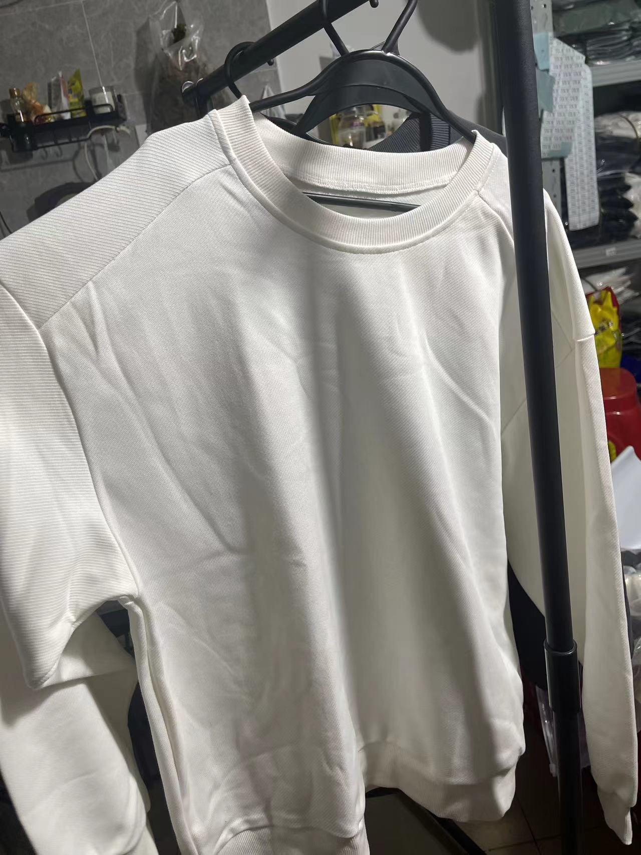 立体肌理感潮流韩版高货休闲圆领男士百搭卫衣