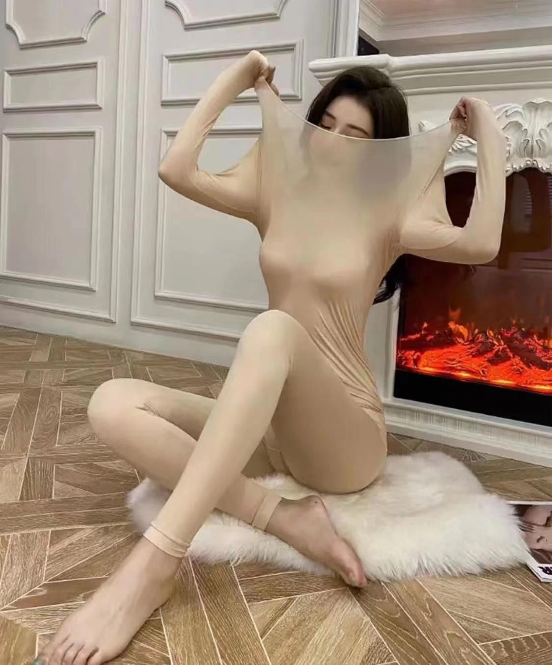 秋冬天然美肤面膜衣（80穿到160斤）