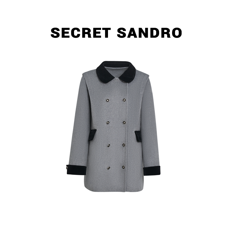 Secret Sandro 鸥小柒  大衣  V84209215Q