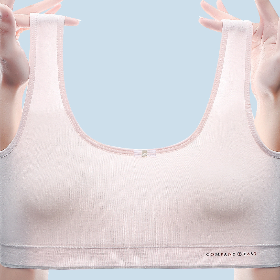 【200-400】【2件】新款固定杯学生发育期内衣初中生高中生少女文胸