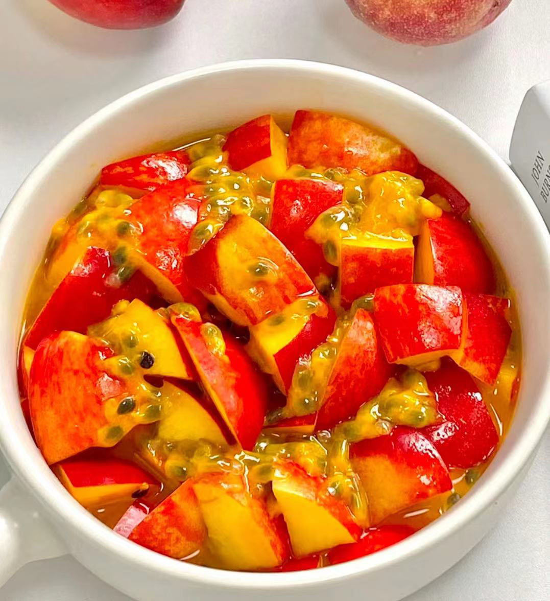 桃子搭百香果300克