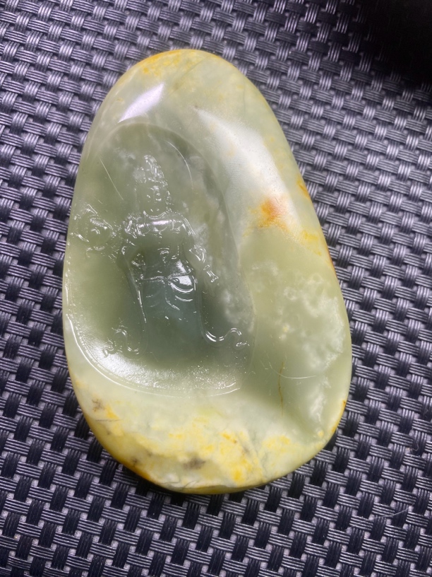 和田玉精美手把观音