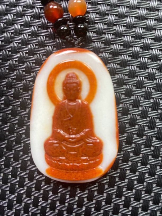 和田玉精品挂件佛
