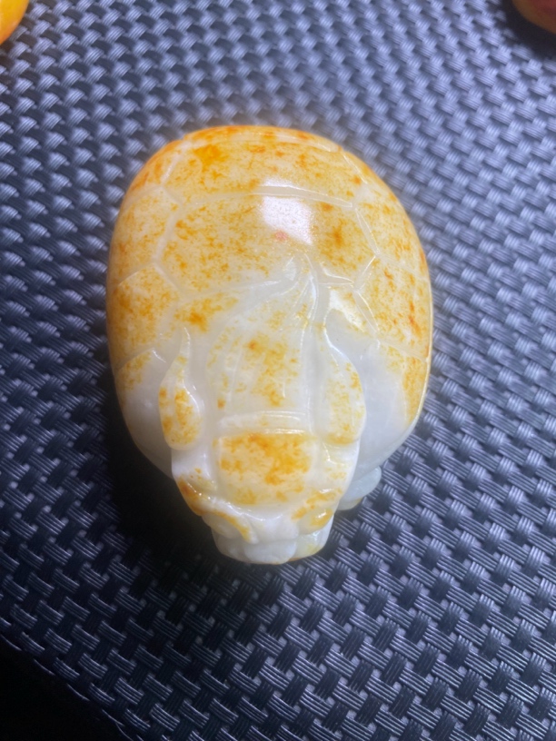 和田玉精美手把龙龟