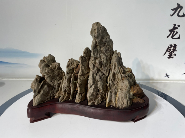 九龙璧切底山原石山子摆件