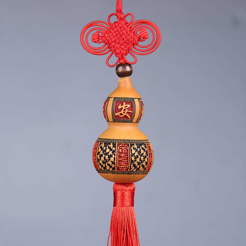 葫芦挂件《八卦图》天然葫芦传统艺术雕刻精美车载家居客厅书房文玩