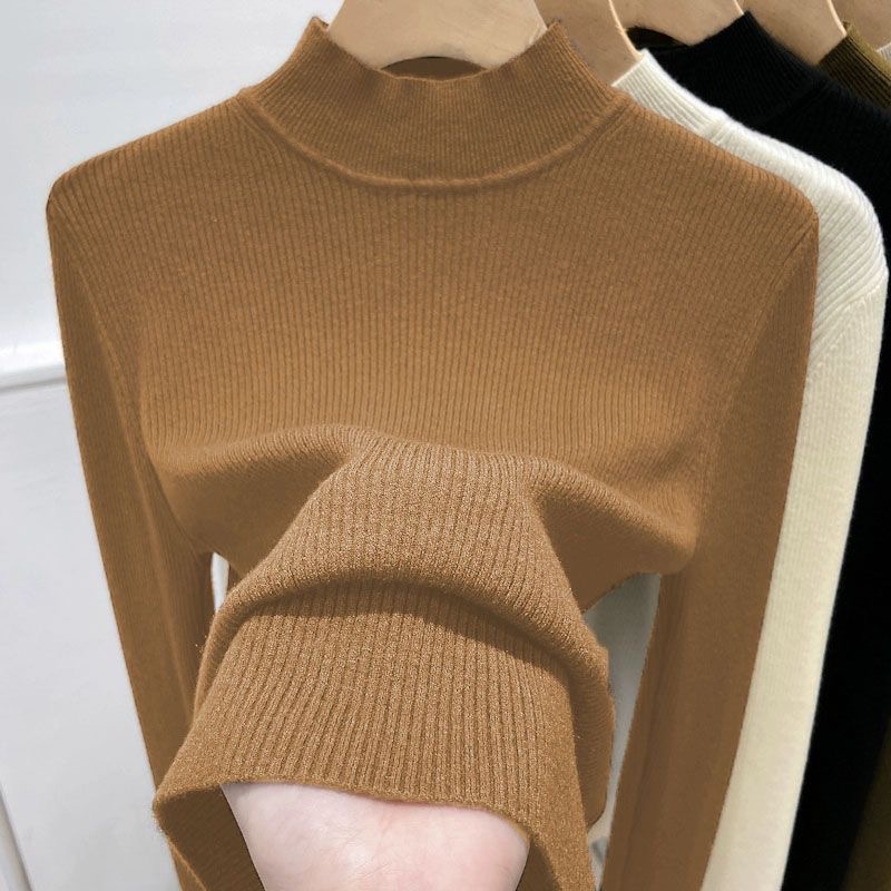9115半高领打底针织衫