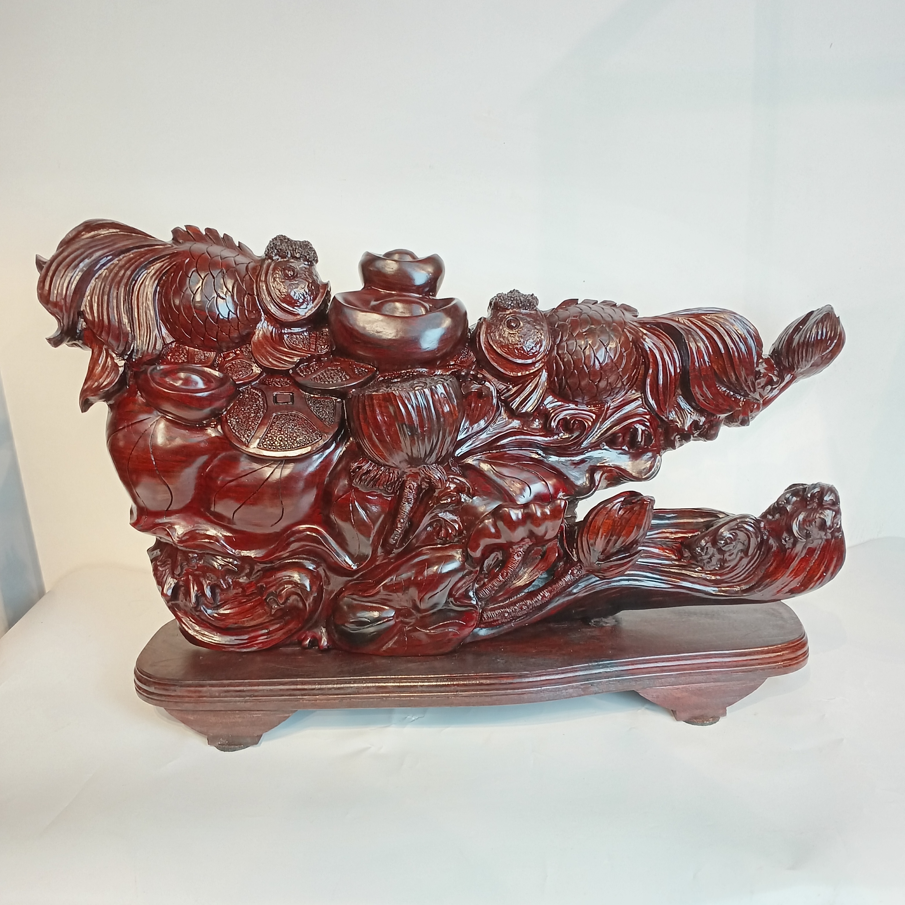 金鱼桌面摆件，家居饰品，手工制作，寓意美好