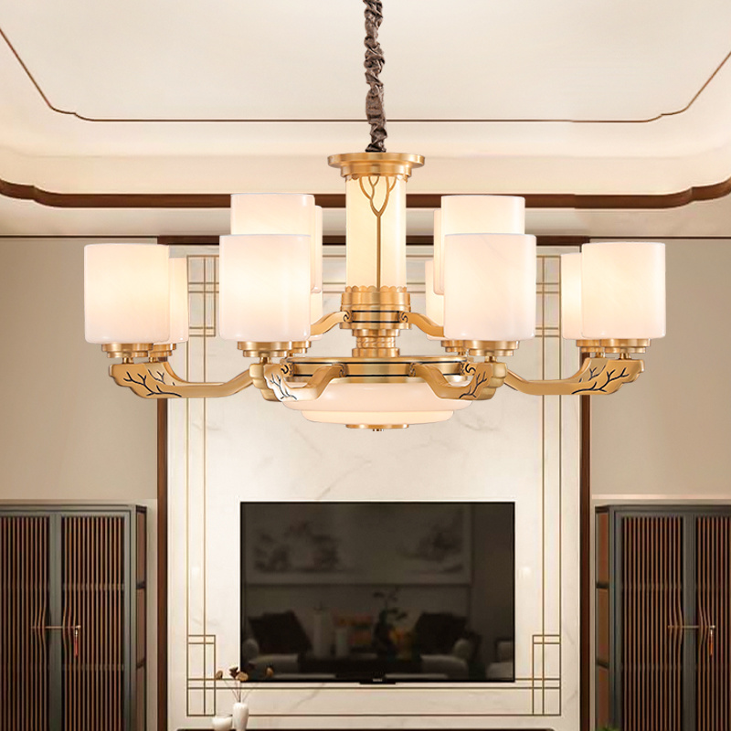 新中式吊灯套餐客厅禅意大厅餐厅别墅复式楼家用风格主灯复古国风