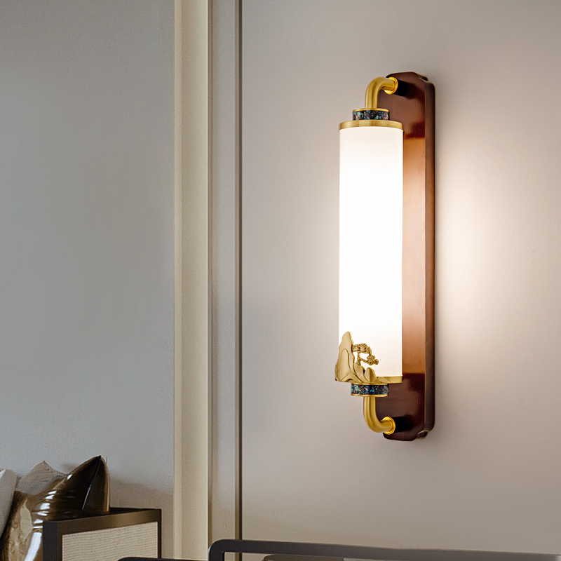 新中式2024壁灯卧室床头灯中国风客厅背景墙灯书房过道