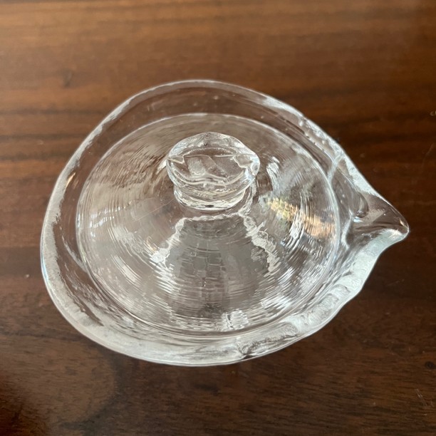 水晶玻璃盖碗（一叶知秋）