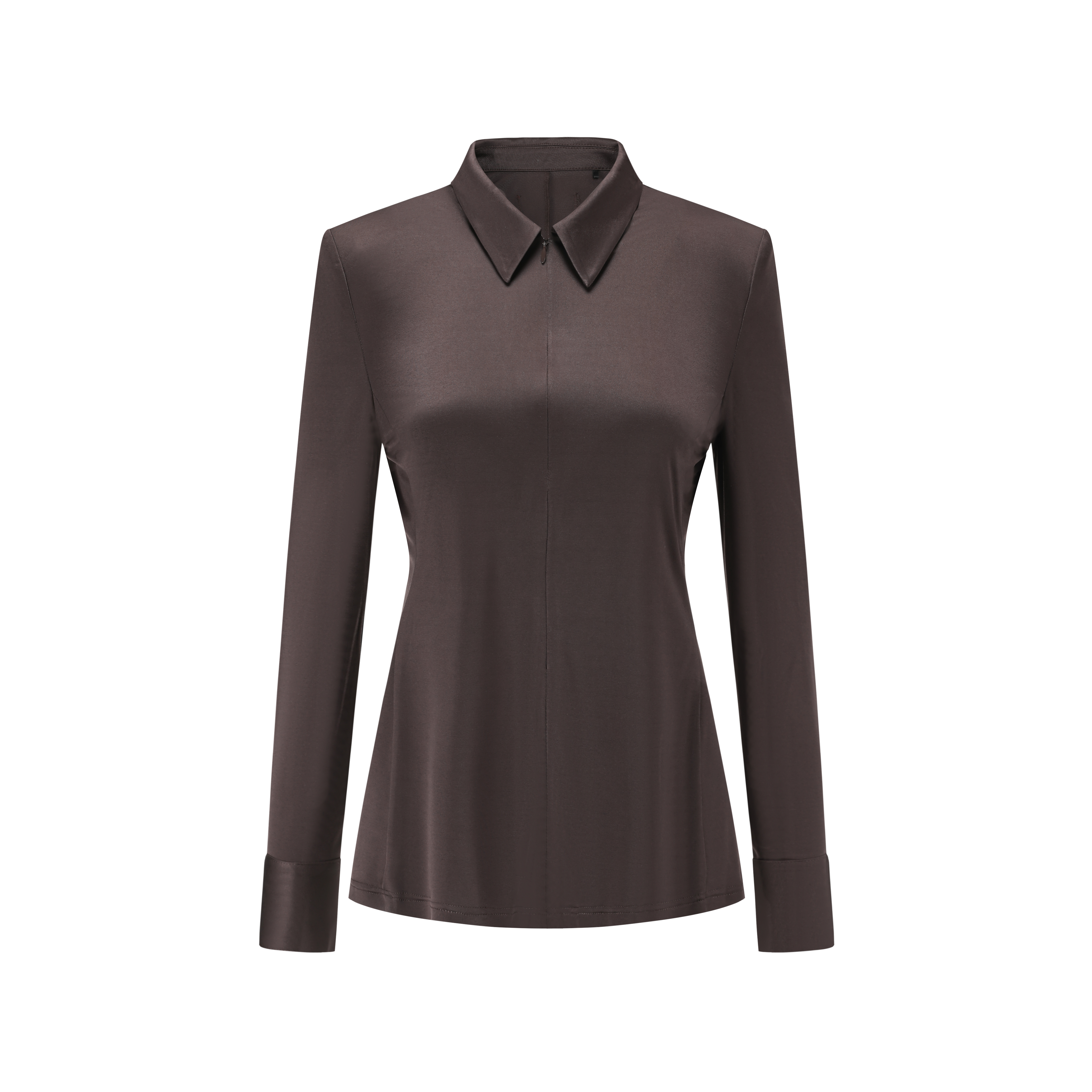 【顾文婷推荐】YOUWEI有尾 泷定 醋酸长袖衬衫 DT1624101