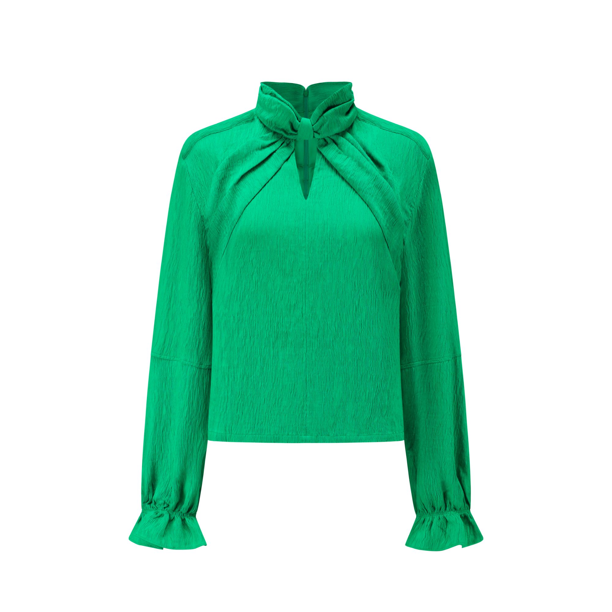 【NO退可换】YOUWEI有尾 海马皱套头蝴蝶领衬衫 DT1624403