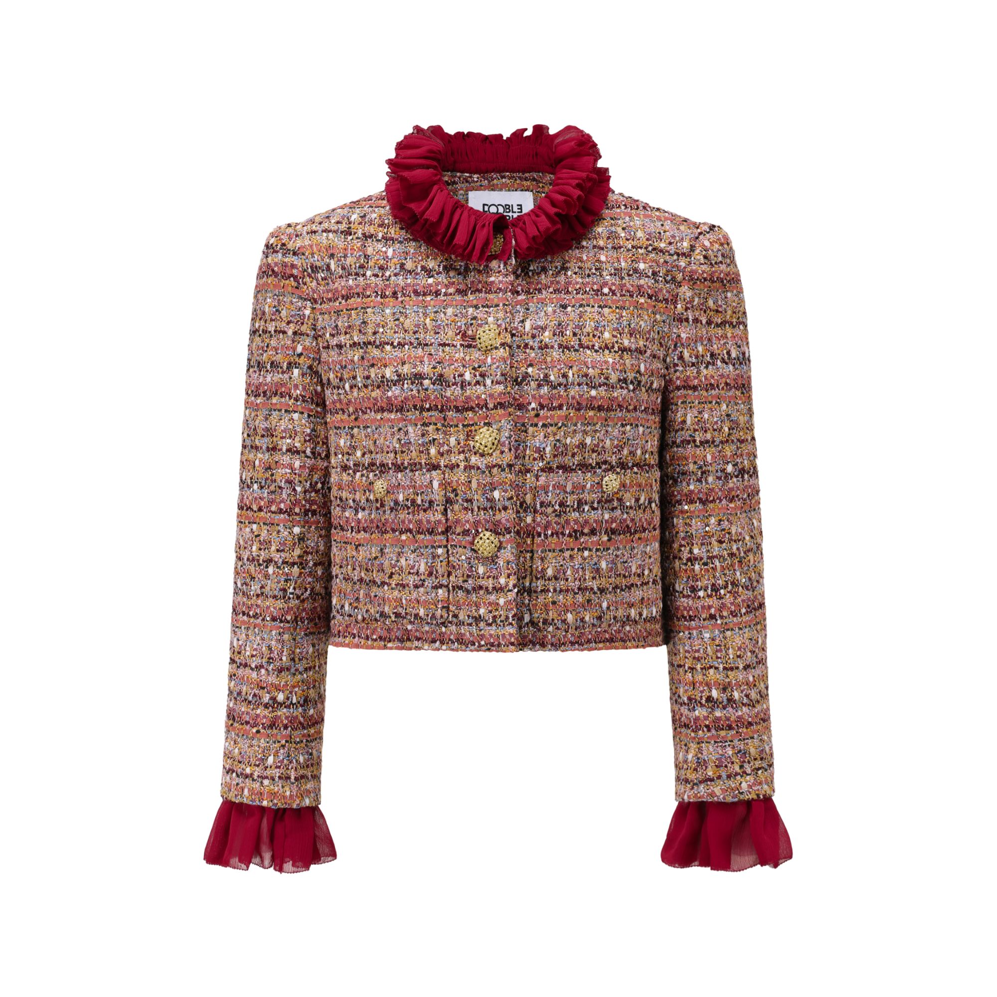 【顾文婷推荐】YOUWEI有尾 牡丹领箱型小香夹克 DT2324405