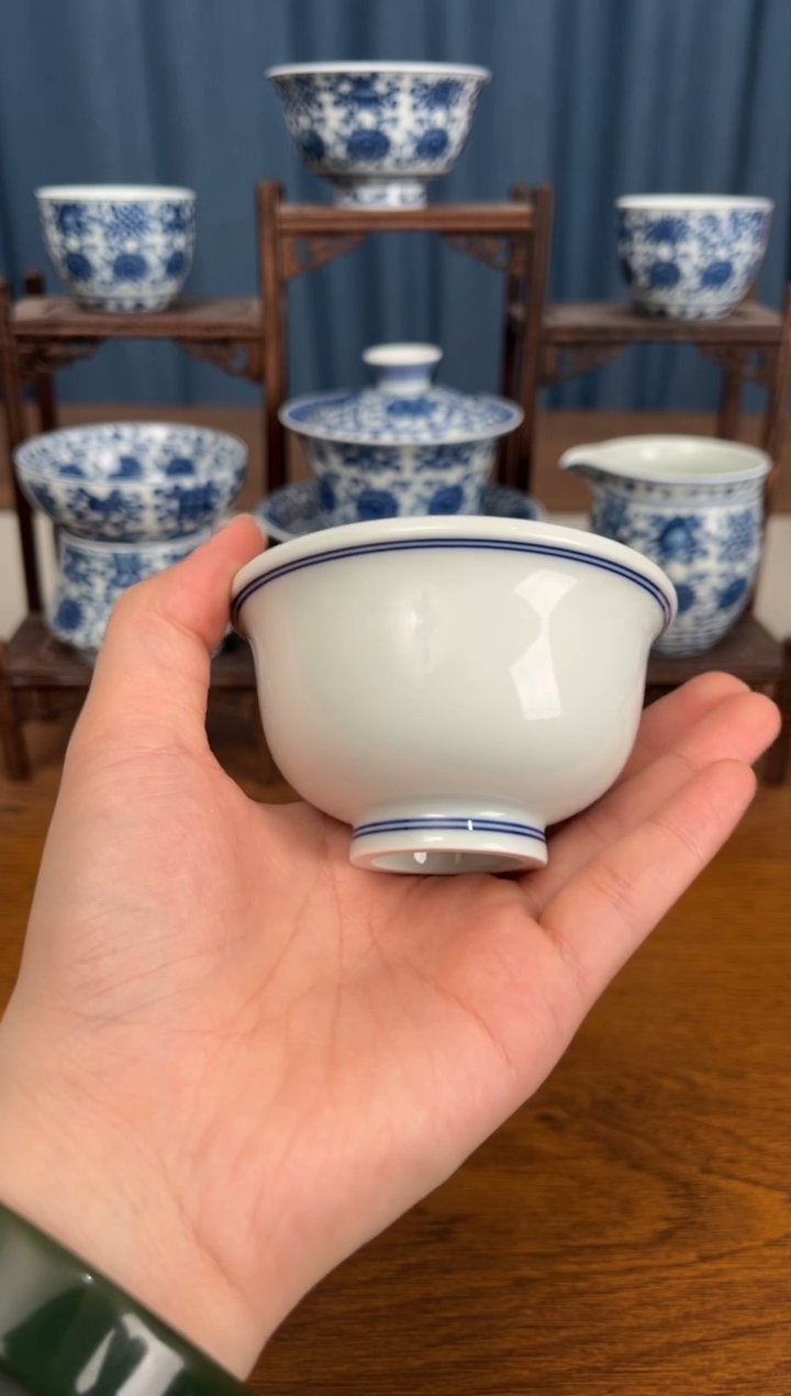 【闪购商品】陶瓷纯手双线小压（筑锦堂)