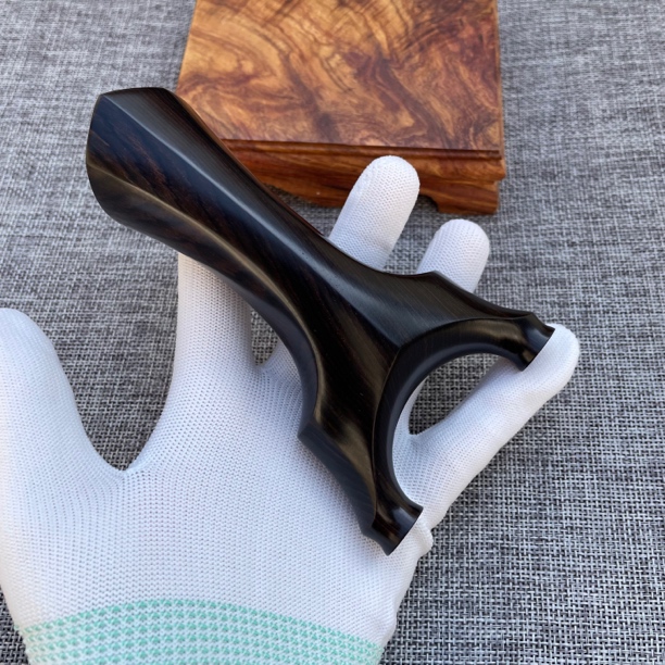 乌木紫光檀“手工制作”天罡【外宽75～撑头15左右】椭圆撑头～花纹随机