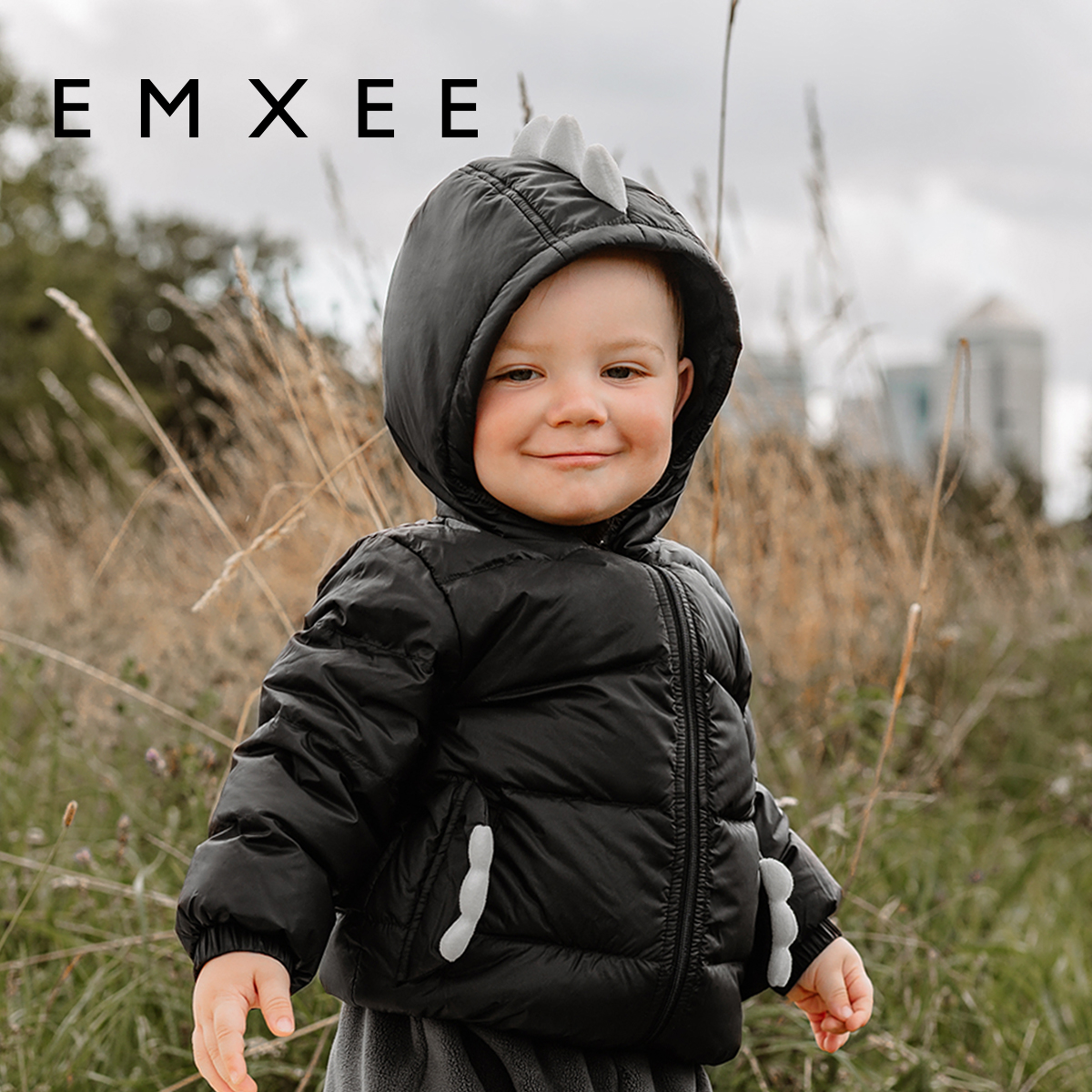 【达人专属】嫚熙儿童羽绒外套春夏纯色百搭白鸭绒上衣潮流羽绒服