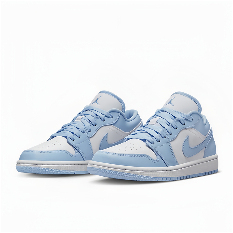 Air Jordan 1 Low AJ1大学蓝 白蓝色复古低帮篮球鞋 DC0774-141