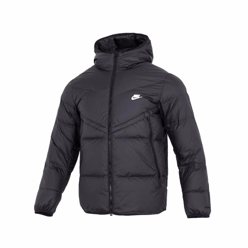 Nike/耐克羽绒服拉锁口袋冬季男女同款连帽夹克外套 DV1132-010  