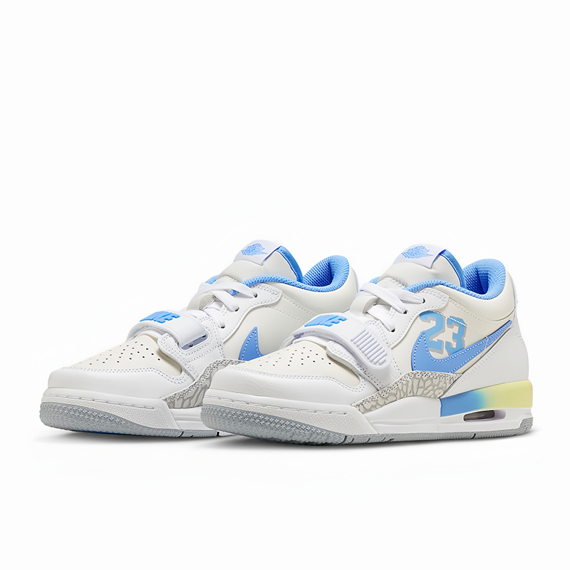 Air Jordan Legacy 312Low 耐磨透气  篮球鞋白蓝女款 FJ7223-141